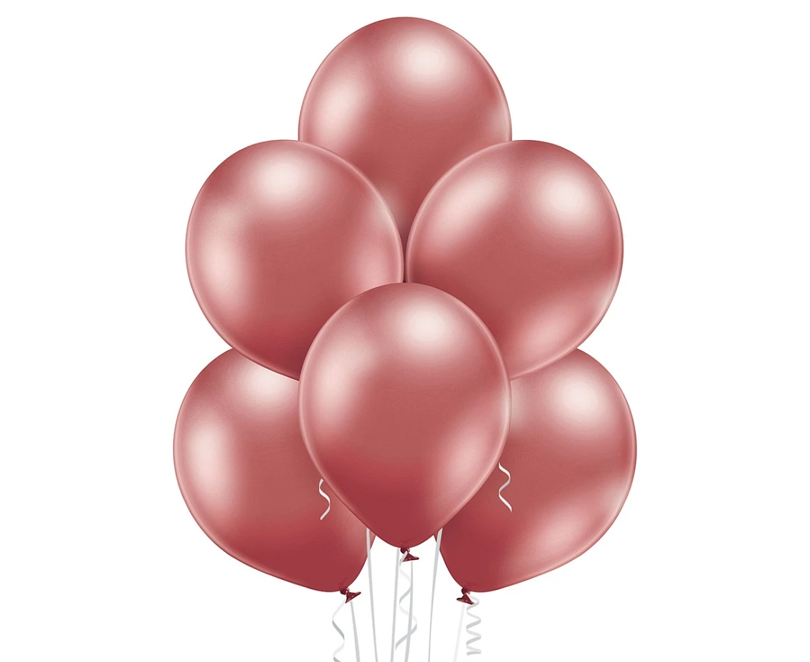 Balloons Belbal 12", B105-606, glossy rose gold, 100pcs